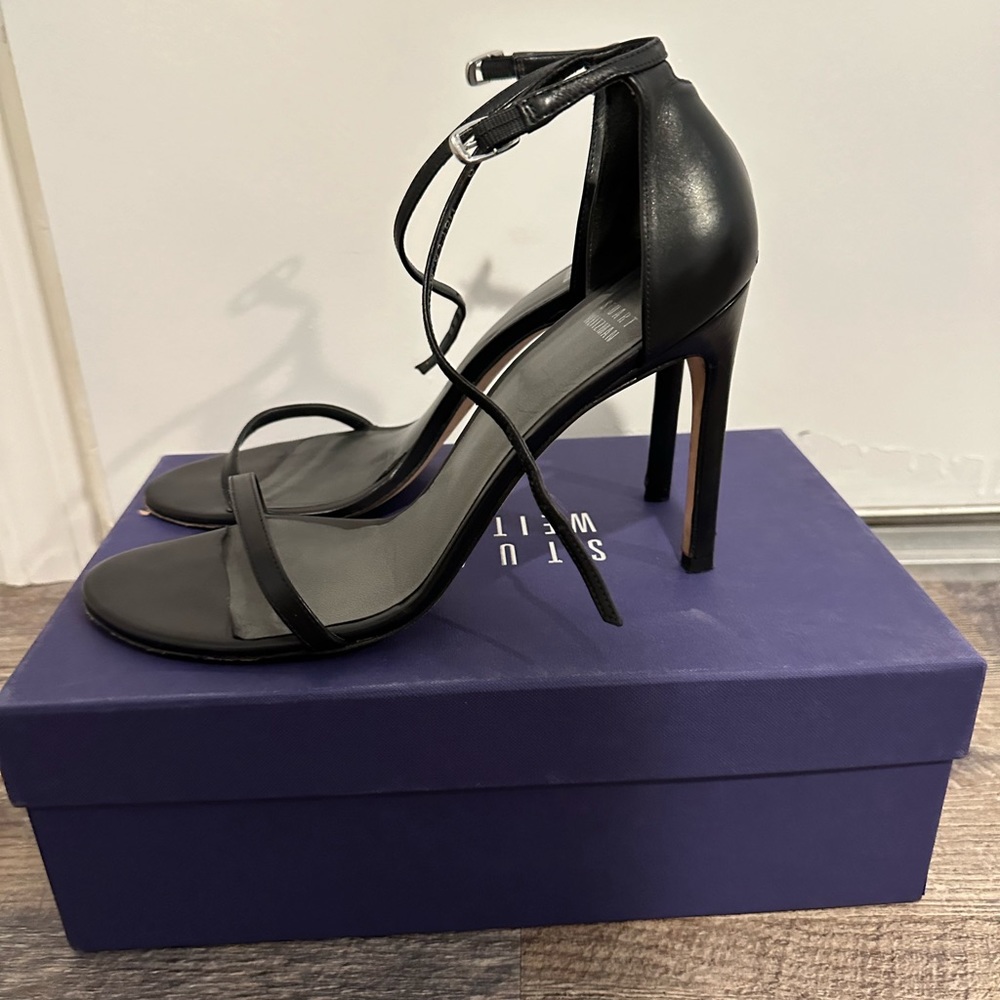 Stuart Weitzman Nudistsong Black Size 9